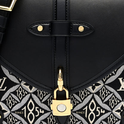 Louis Vuitton Jacquard Since 1854 Neo Saumur MM Grey 7 of 9