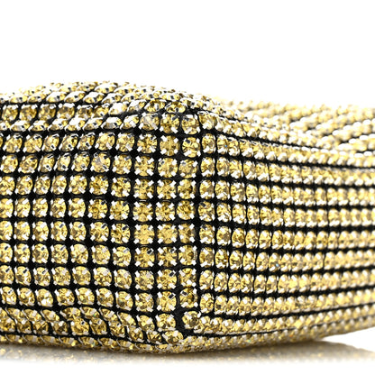 Alexander Wang Mesh Crystal Rhinestone Mini Heiress Pouch Porcelain 9 of 11