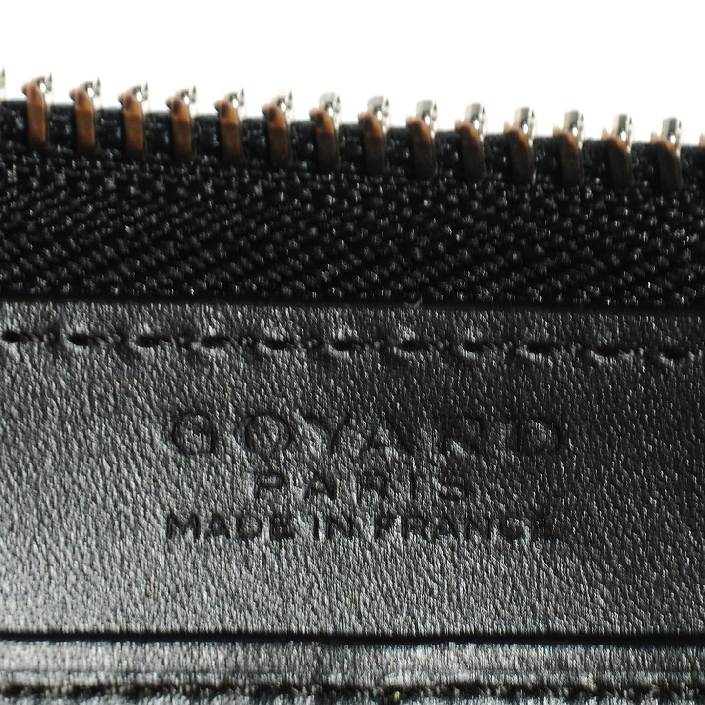 Goyardine Matignon Zip Around GM Wallet Black