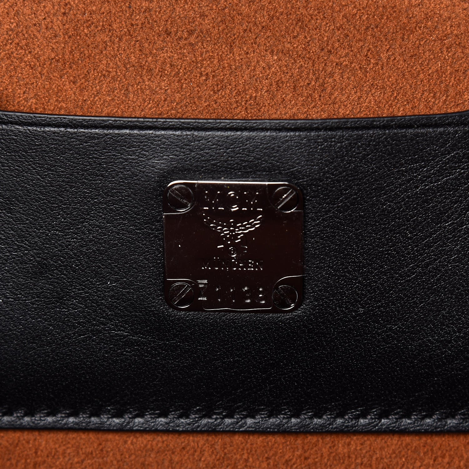 MCM Visetos Small Berlin Crossbody Black 6 of 10