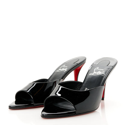 Christian Louboutin Patent Miss Z 80 Mule 37 Black 4 of 9