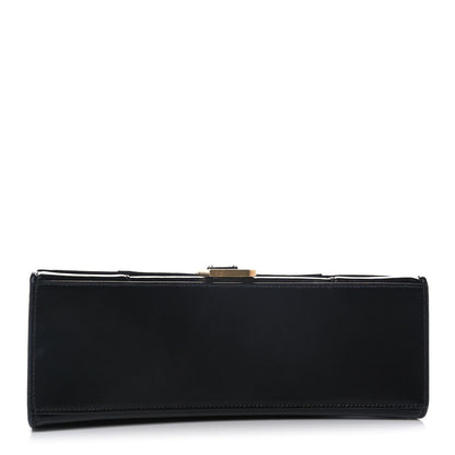 Balenciaga Shiny Box Calfskin Medium Hourglass Top Handle Bag Black 4 of 12