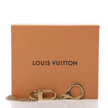 Louis Vuitton Metal Pochette Extender Key Ring Chain Gold 5 of 5