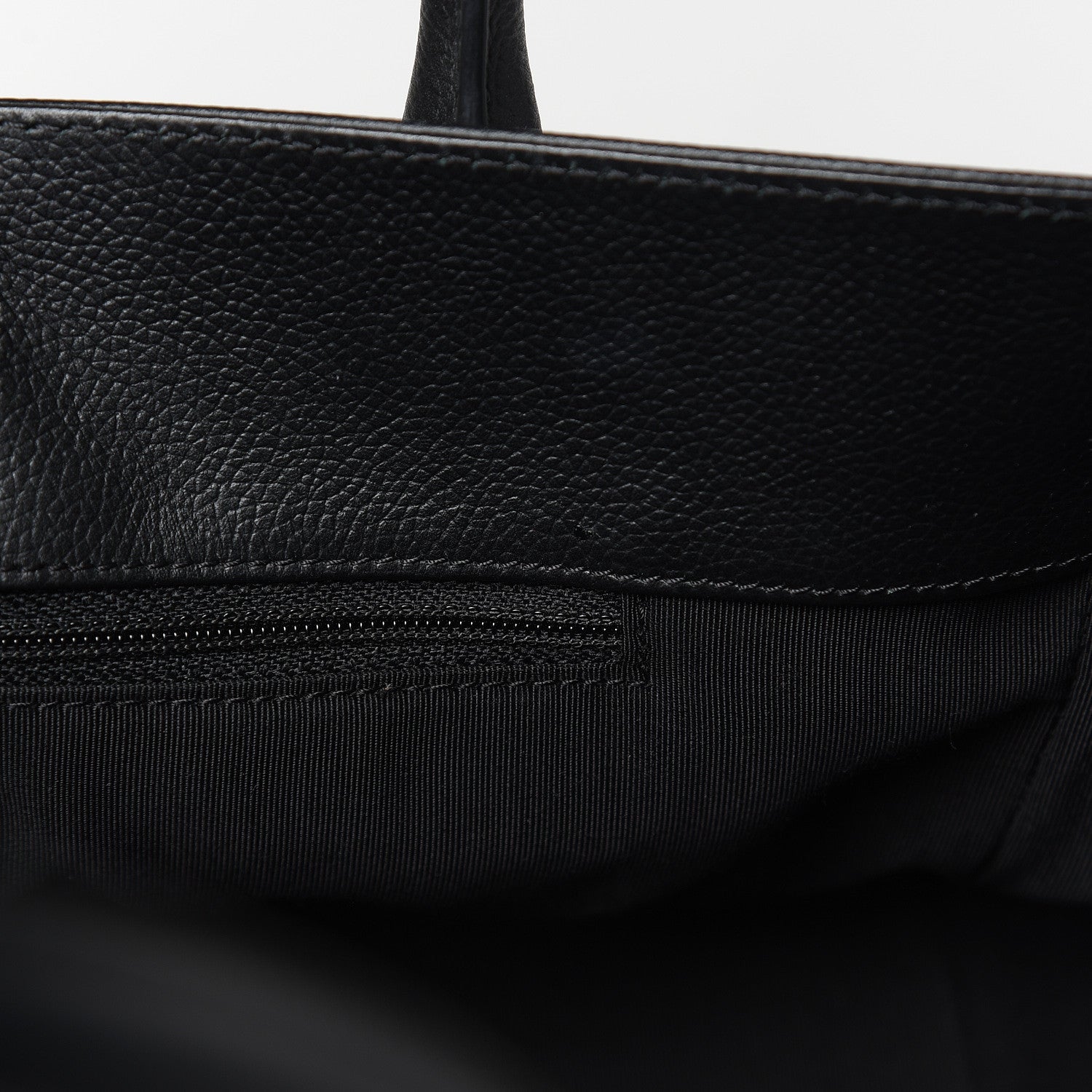 Chanel Calfskin Small Cerf Executive Shopper Tote Black 13 of 14