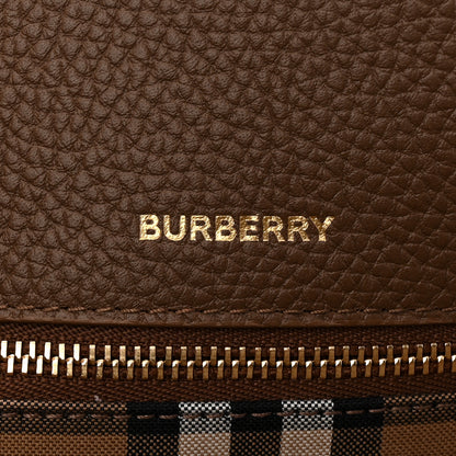 Burberry Grainy Calfskin Medium London Tote Bag Earth 6 of 11