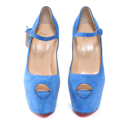 Christian Louboutin Suede Lady Highness 160 Veau Velours 37.5 2 of 7