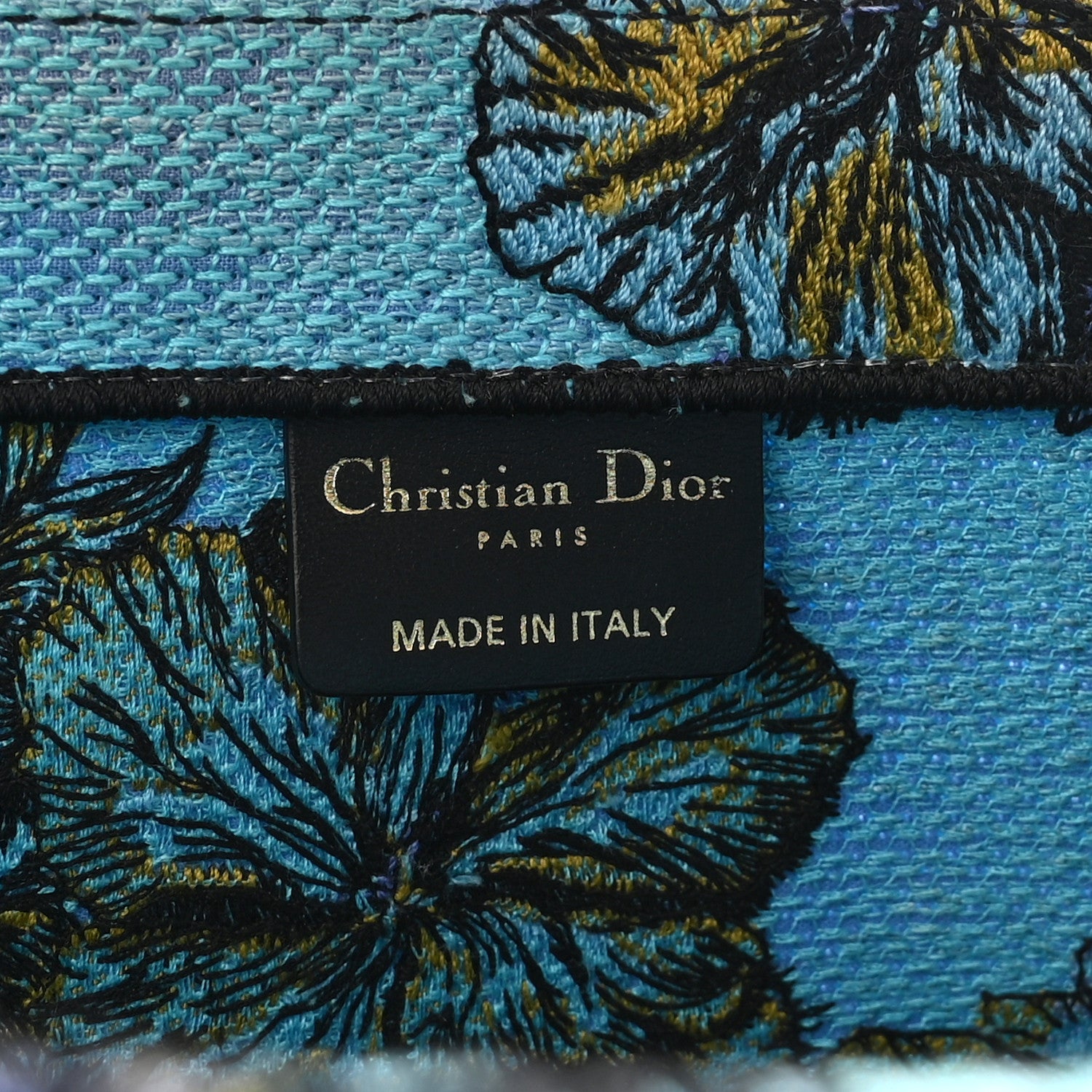 Christian Dior Canvas Embroidered Large Toile de Jouy Voyage Book Tote Celestial Blue 6 of 10