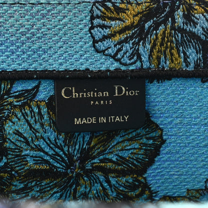 Christian Dior Canvas Embroidered Large Toile de Jouy Voyage Book Tote Celestial Blue 6 of 10