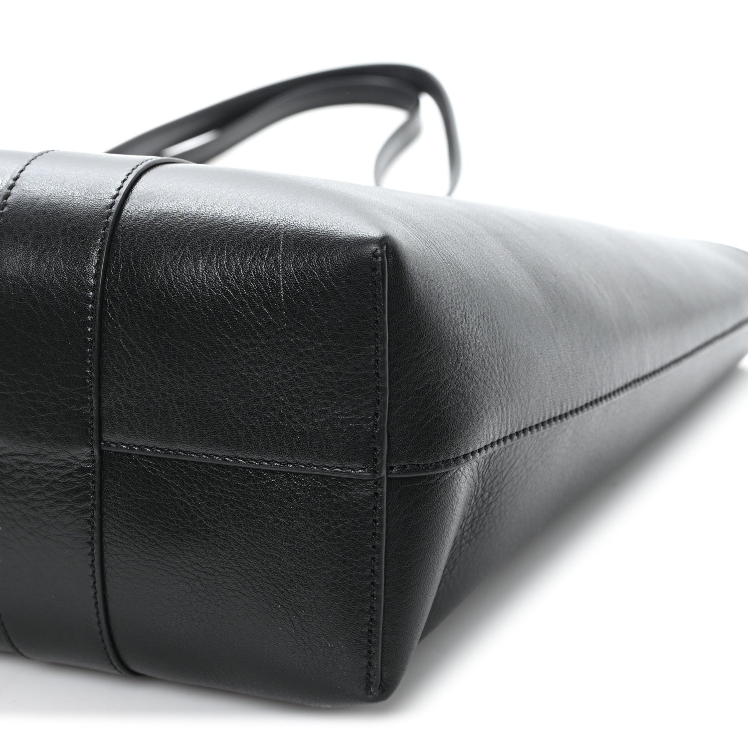 Mulberry High Shine Grain Bayswater Tote Black 9 of 11