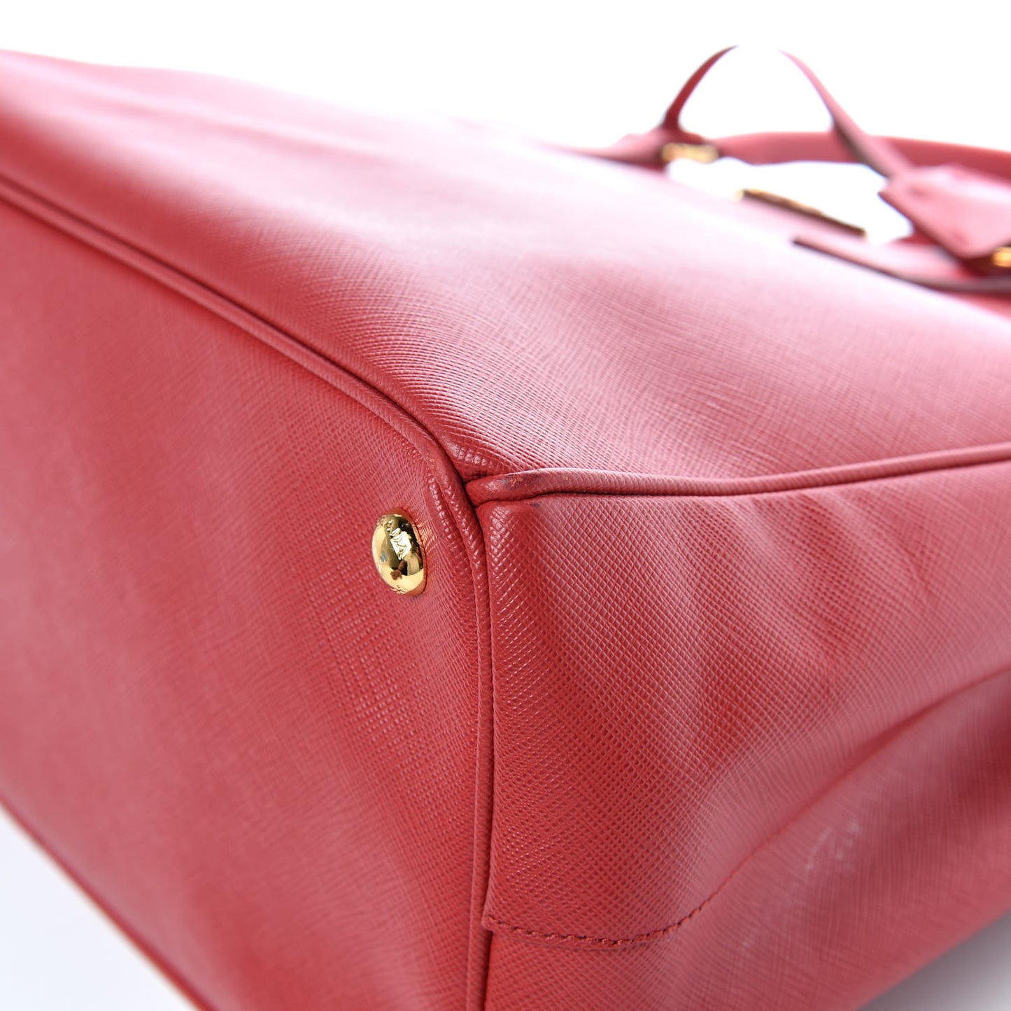 Saffiano Medium Galleria Double Zip Tote Fuoco
