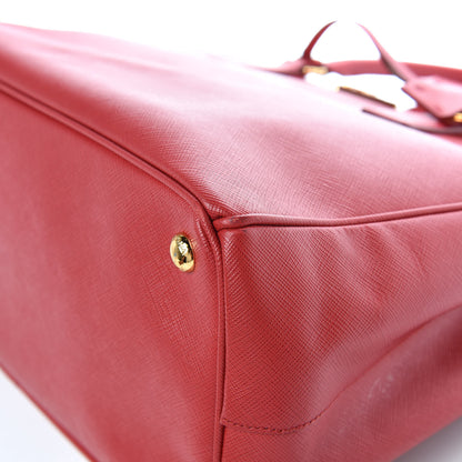 Prada Saffiano Medium Galleria Double Zip Tote Fuoco 13 of 20