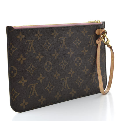 Louis Vuitton Monogram Neverfull MM GM Pochette Rose Ballerine 3 of 7