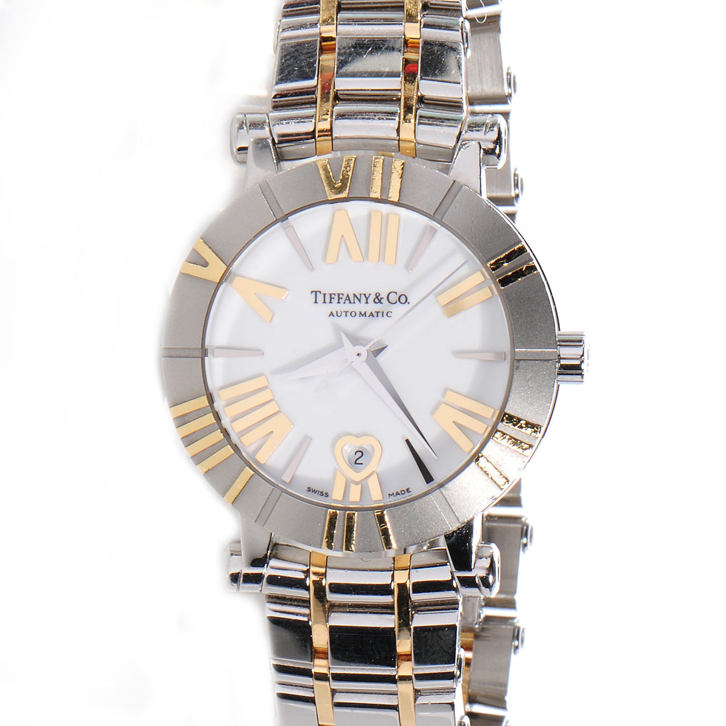 Stainless Steel 18K Yellow Gold 30mm Atlas Automatic Watch