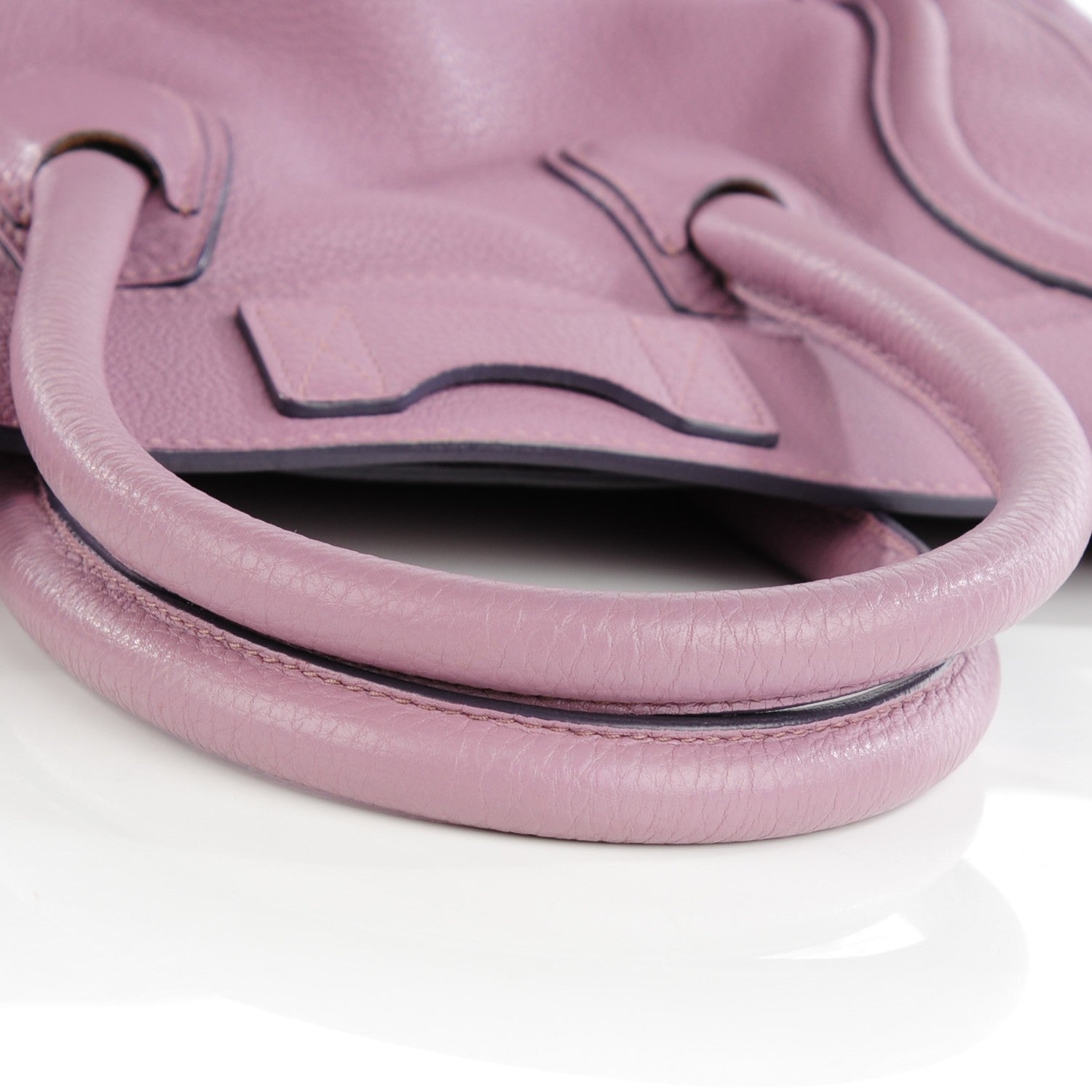 Celine Pebbled Calfskin Mini Luggage Lilac 11 of 11