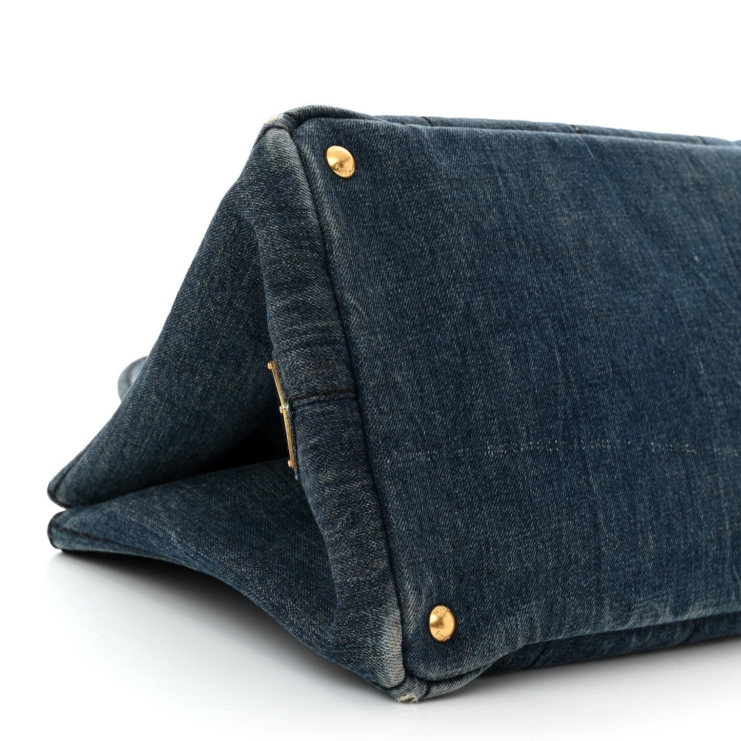 Denim Canapa Logo Tote Avio