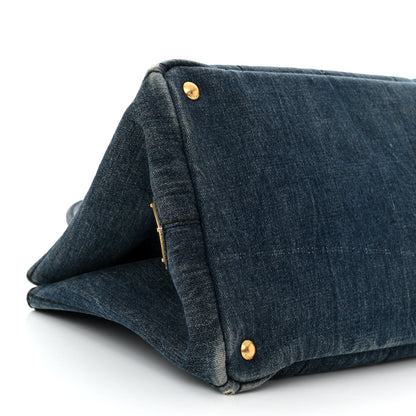 Prada Denim Canapa Logo Tote Avio 9 of 13