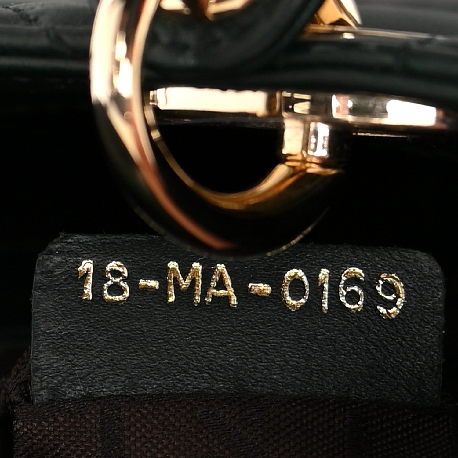 Christian Dior Lambskin Cannage Small My ABCDior Lady Dior Dark Green 7 of 10
