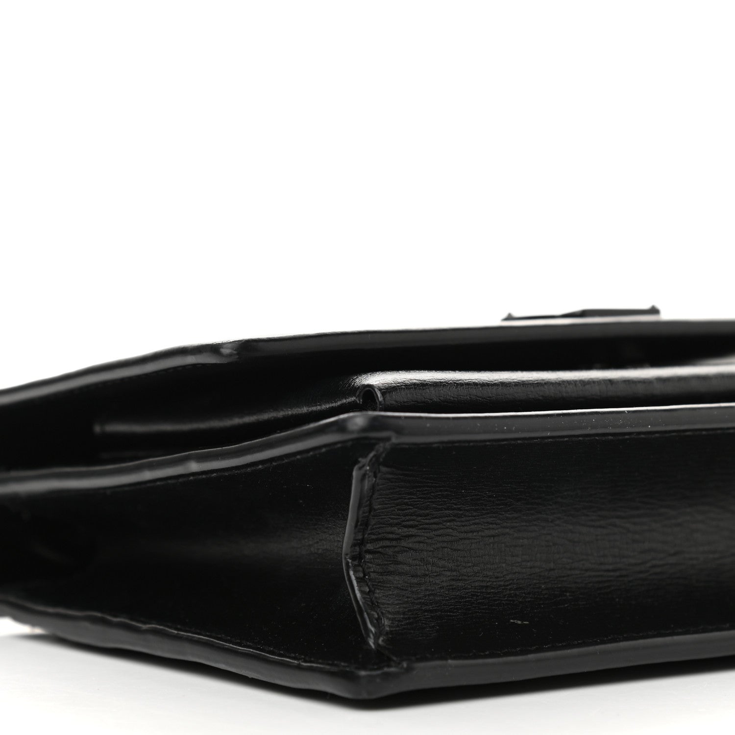 Saint Laurent Calfskin Monogram Sunset Chain Wallet Black 9 of 10