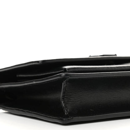 Saint Laurent Calfskin Monogram Sunset Chain Wallet Black 9 of 10