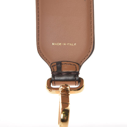 Fendi Calfskin FF 1974 Embossed Strap You Tobacco Black 6 of 7