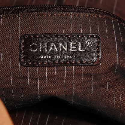 Chanel Calfskin CC Shoulder Bag Dark Beige 6 of 7