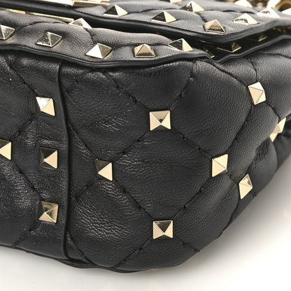 Valentino Garavani Nappa Micro Rockstud Spike Shoulder Bag Black 8 of 8