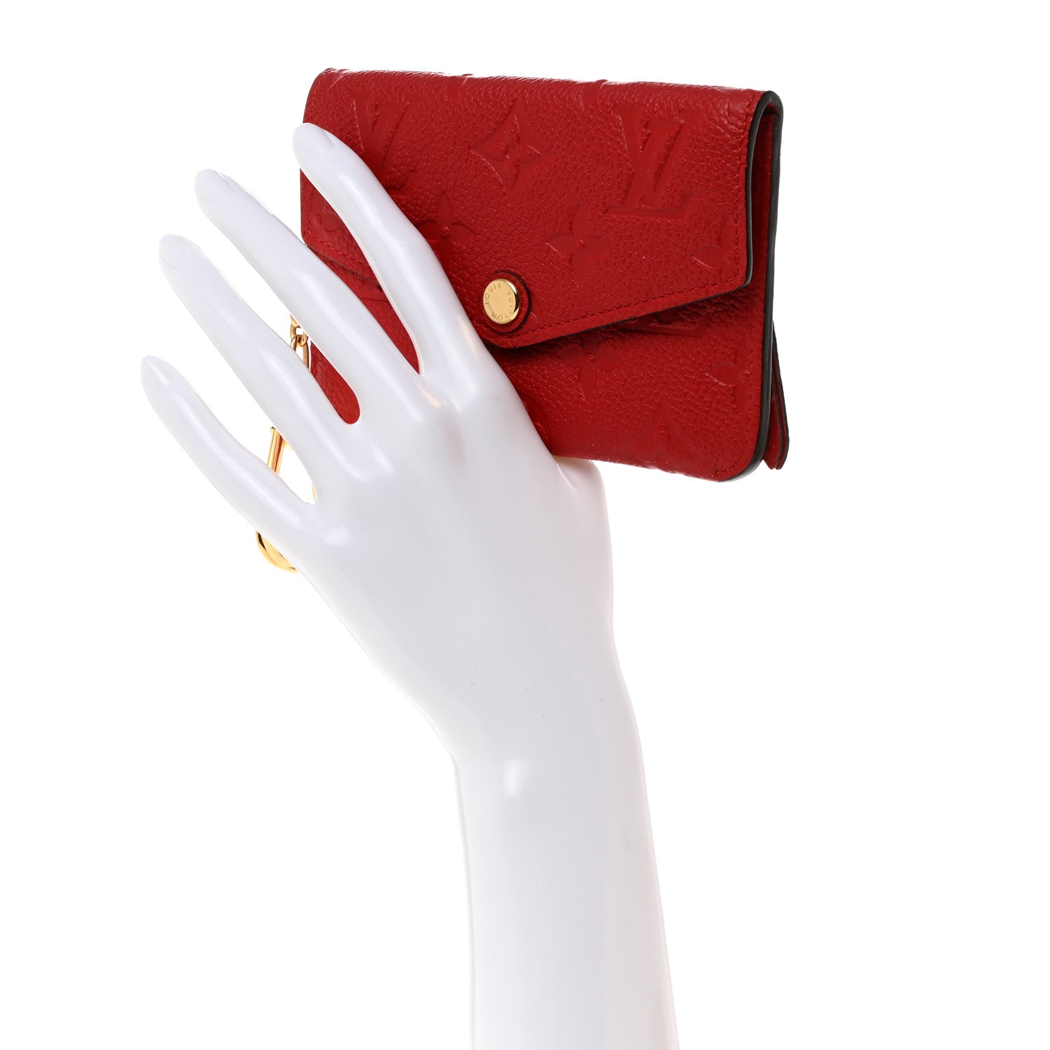 Louis Vuitton Empreinte Key Pouch Cherry 2 of 9