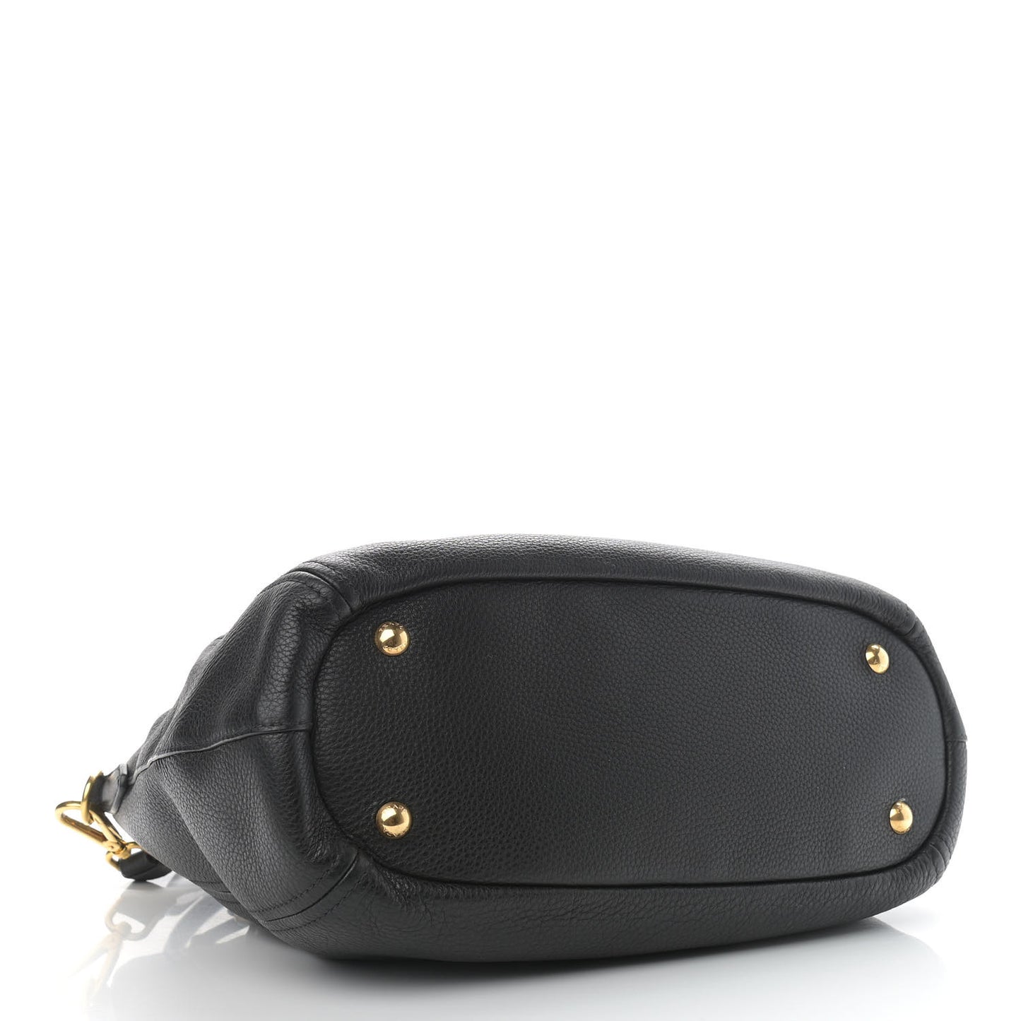 Vitello Phenix Shoulder Bag Black