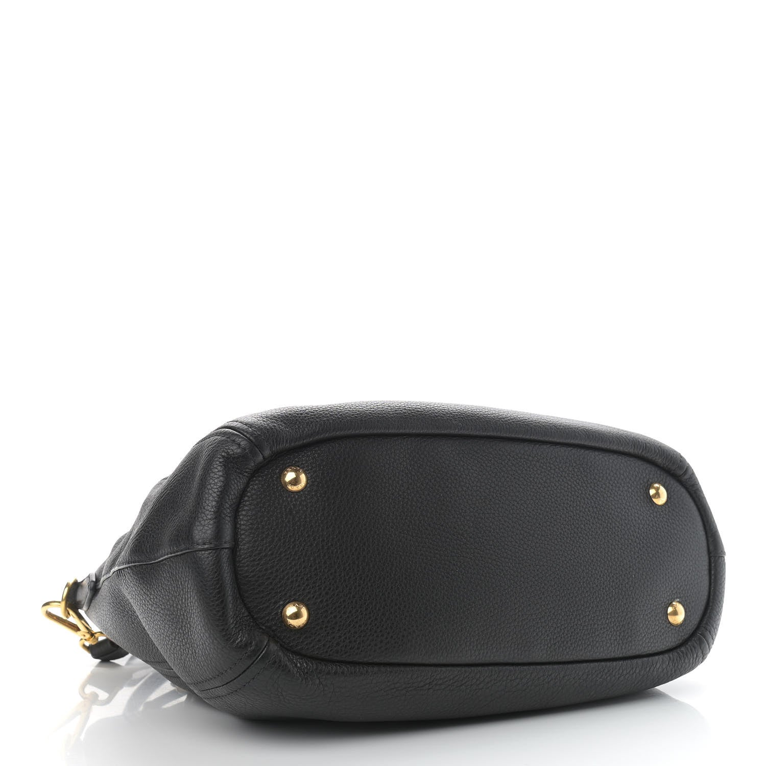 Prada Vitello Phenix Shoulder Bag Black 3 of 9
