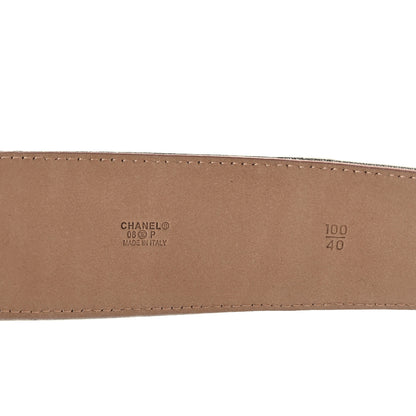 Chanel Metallic Calfskin CC Belt 100 40 Gold 3 of 5