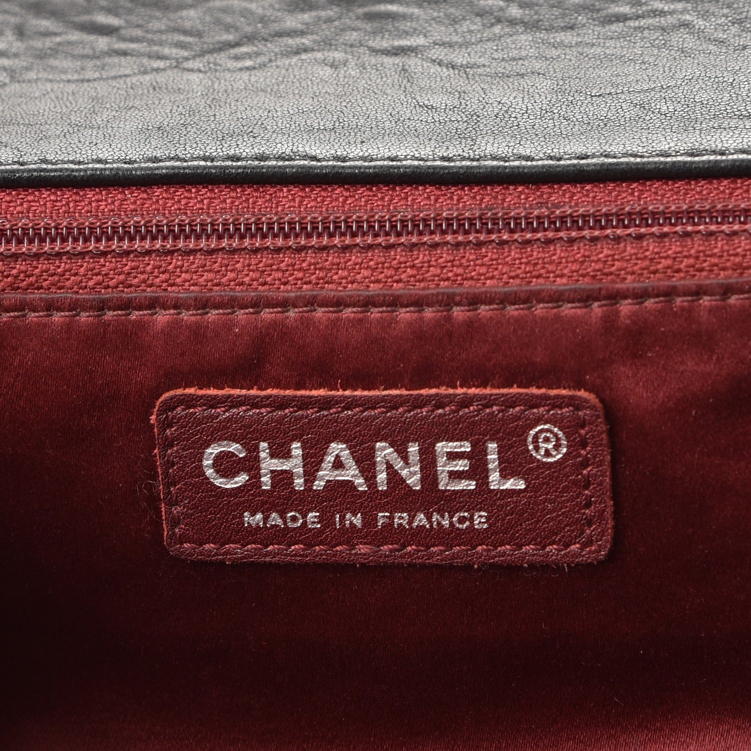 Chanel Lambskin Quilted Medium Leo Lion Flap Clutch Black 6 of 10