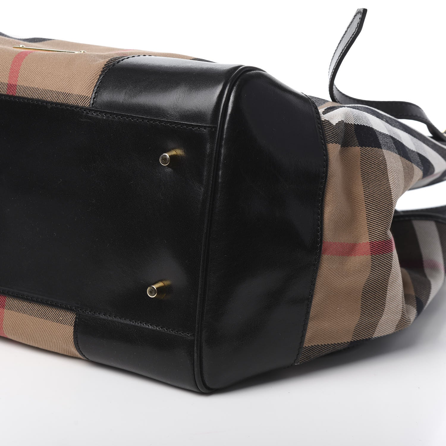 Burberry House Check Medium Canterbury Tote Black 8 of 8