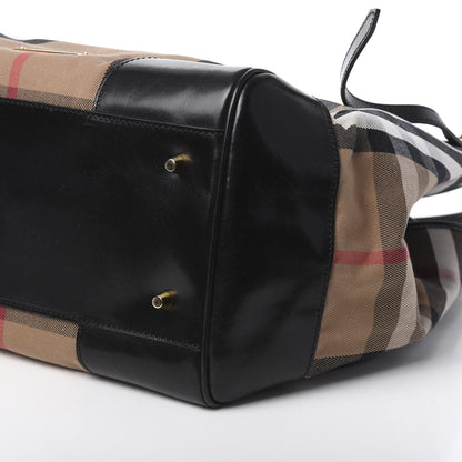Burberry House Check Medium Canterbury Tote Black 8 of 8