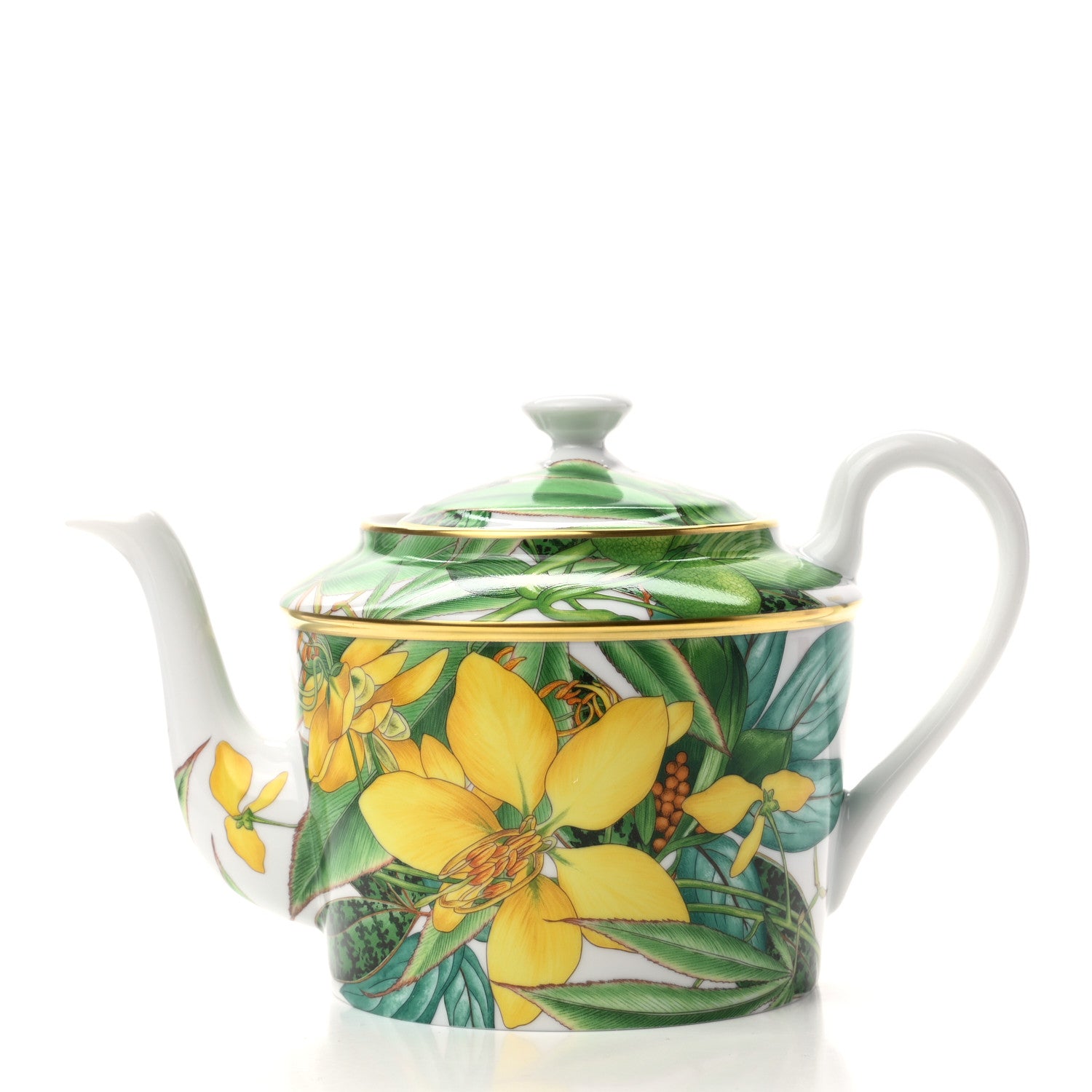 Hermes Porcelain Passiflora Teapot 3 of 7