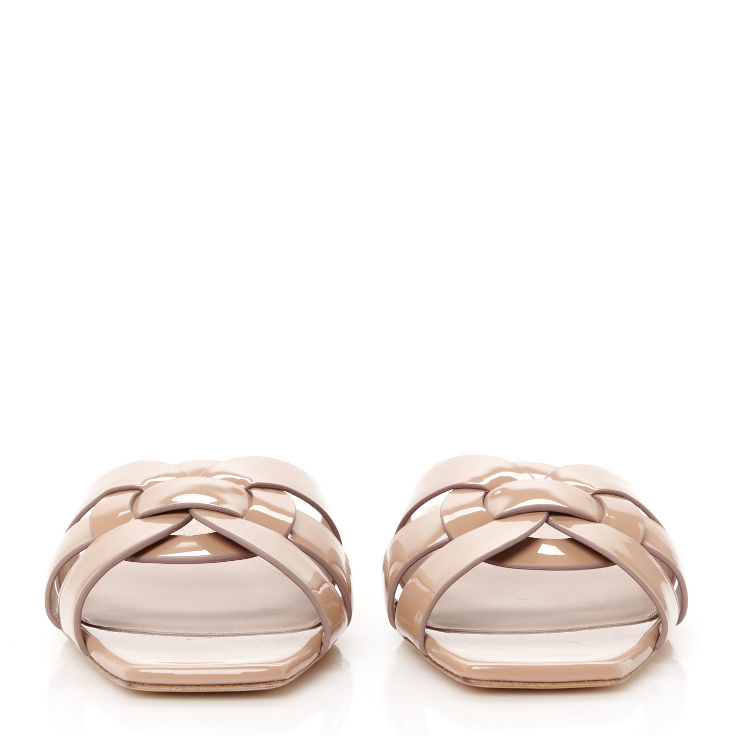 Patent Tribute 05 Slide Sandals 39 Nude