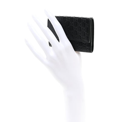 Gucci Guccissima 6 Key Holder Case Black 2 of 10