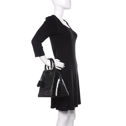 Louis Vuitton Vernis Alma PM Noir Magnetique 2 of 10