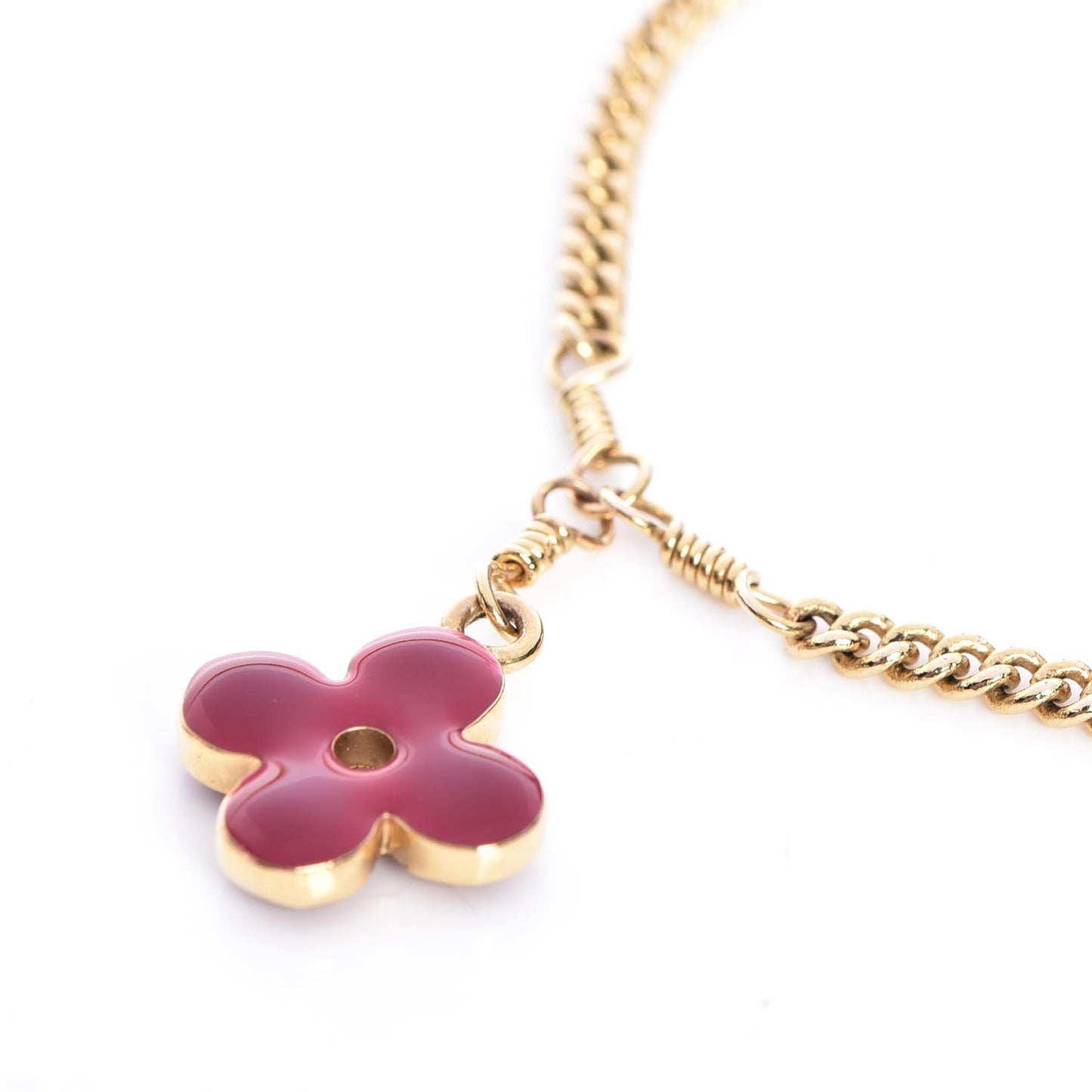 Sweet Monogram Charm Bracelet Gold