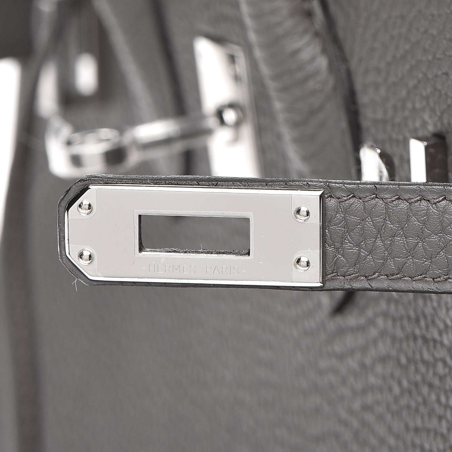 Hermes Togo Birkin 25 Etain 7 of 31
