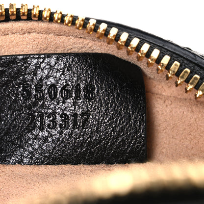Gucci Grained Calfskin Web Mini Ophidia Round Shoulder Bag Black 7 of 10