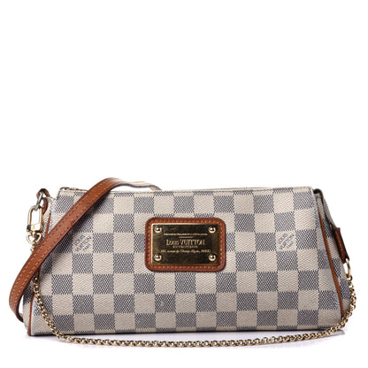 Louis Vuitton Damier Azur Eva Clutch 1 of 6