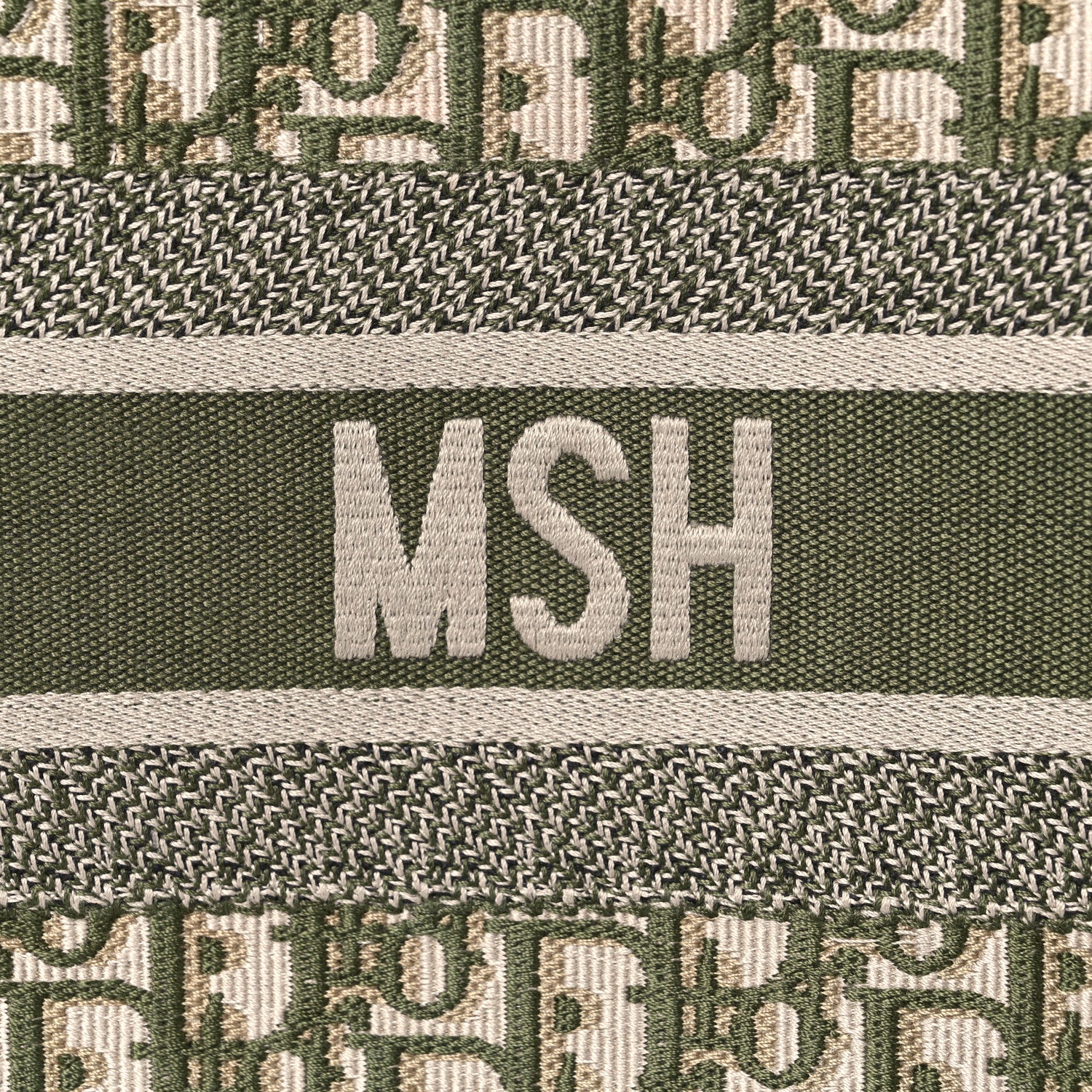 Christian Dior Oblique Large Book Tote Vert Multicolor 16 of 25