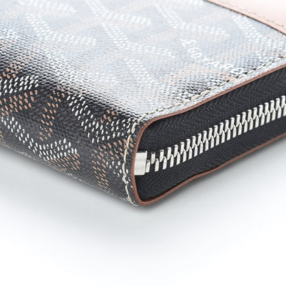 Goyard Goyardine Matignon Zip Around GM Wallet Black Gold 6 of 12
