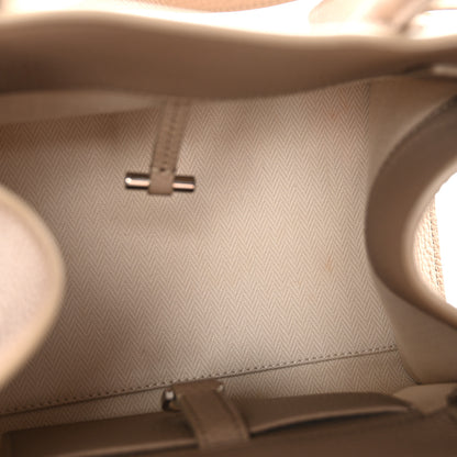 The Row Grained Calfskin Soft Margaux 10 Bag Dark Taupe 5 of 12
