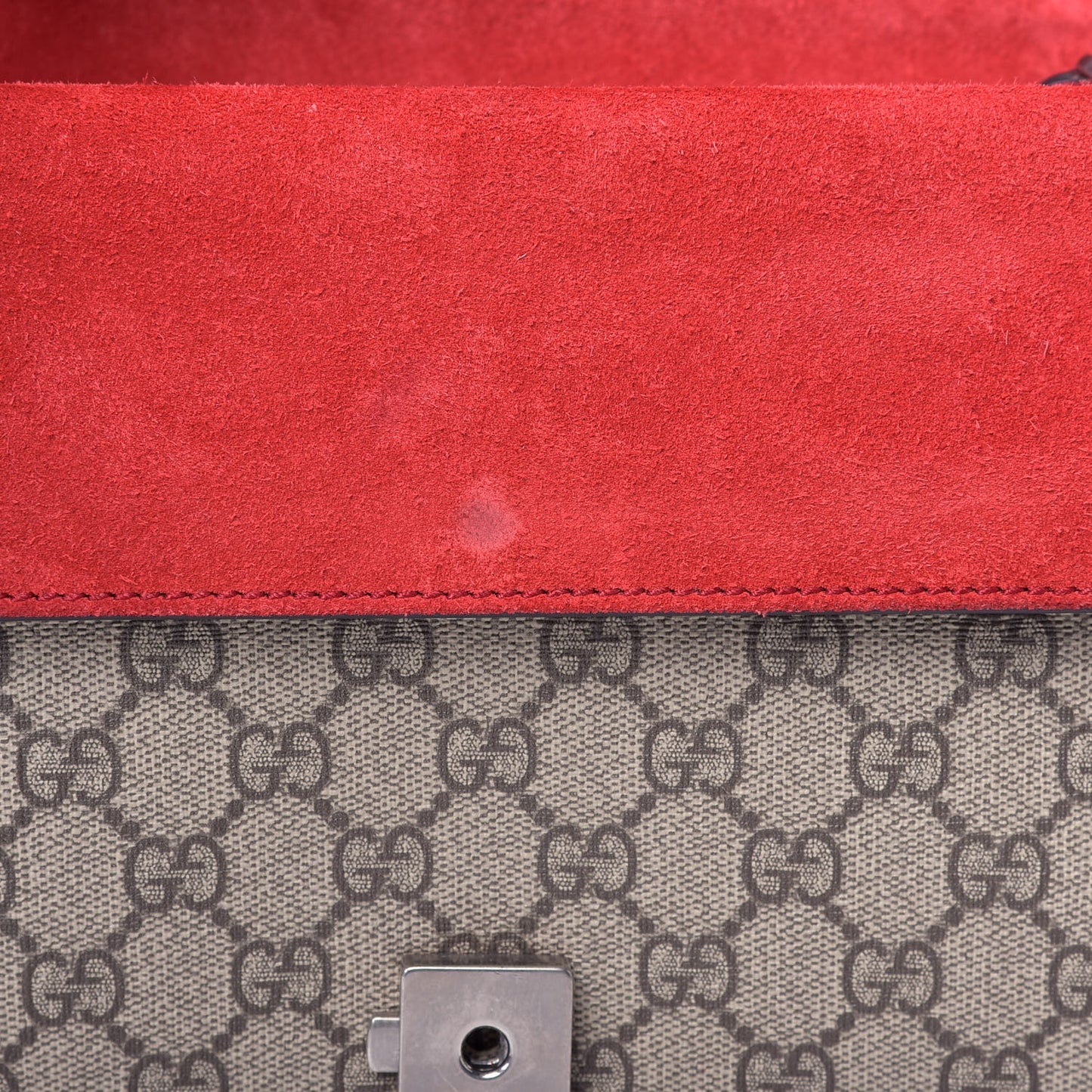 GG Supreme Monogram Small Dionysus Shoulder Bag Red