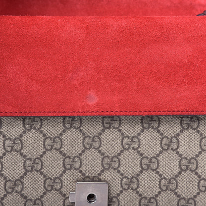 Gucci GG Supreme Monogram Small Dionysus Shoulder Bag Red 9 of 9