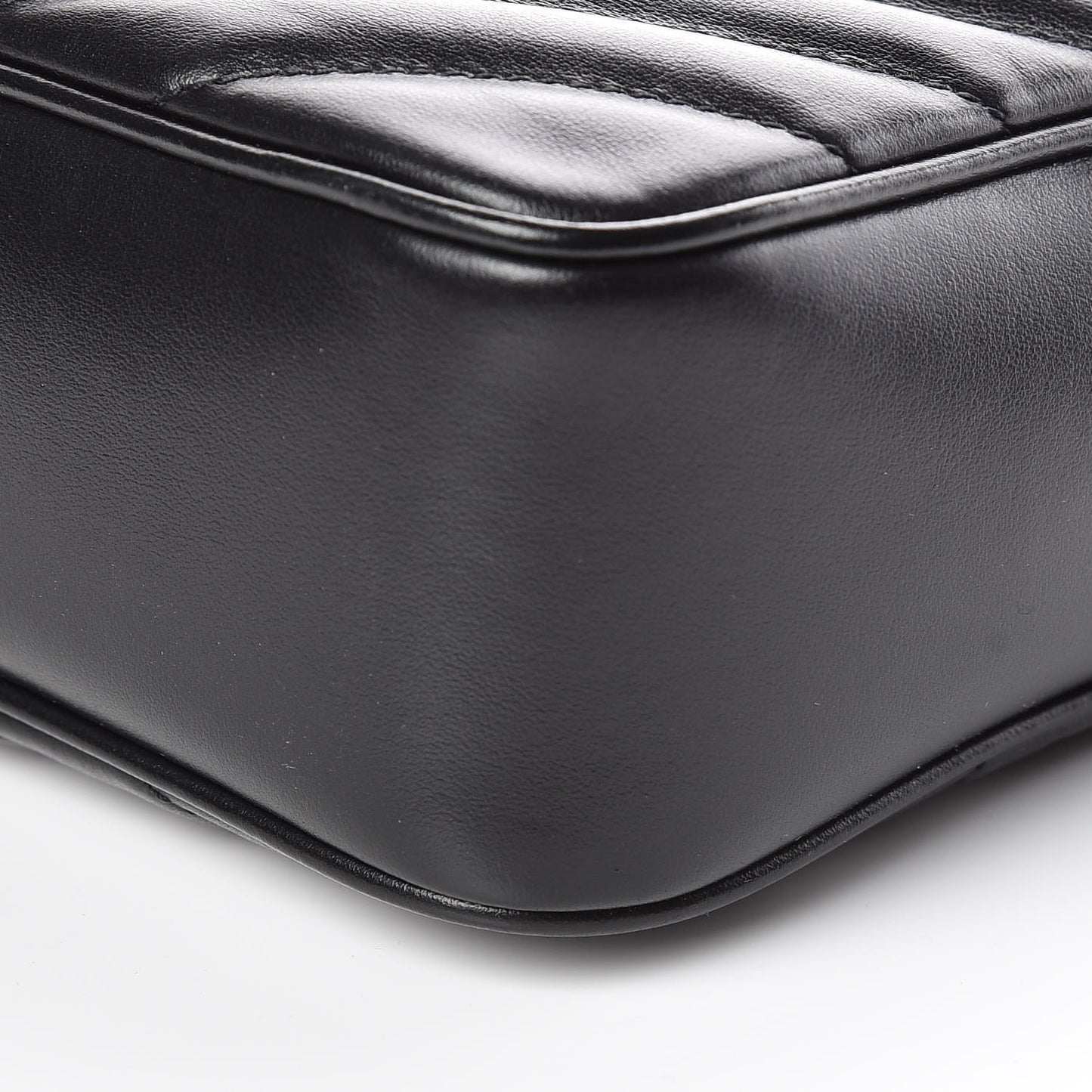 Calfskin Matelasse Monogram Lou Camera Bag Black