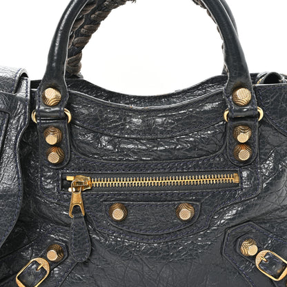 Balenciaga Agneau Giant 12 Gold Hardware Mini City Anthracite 8 of 12