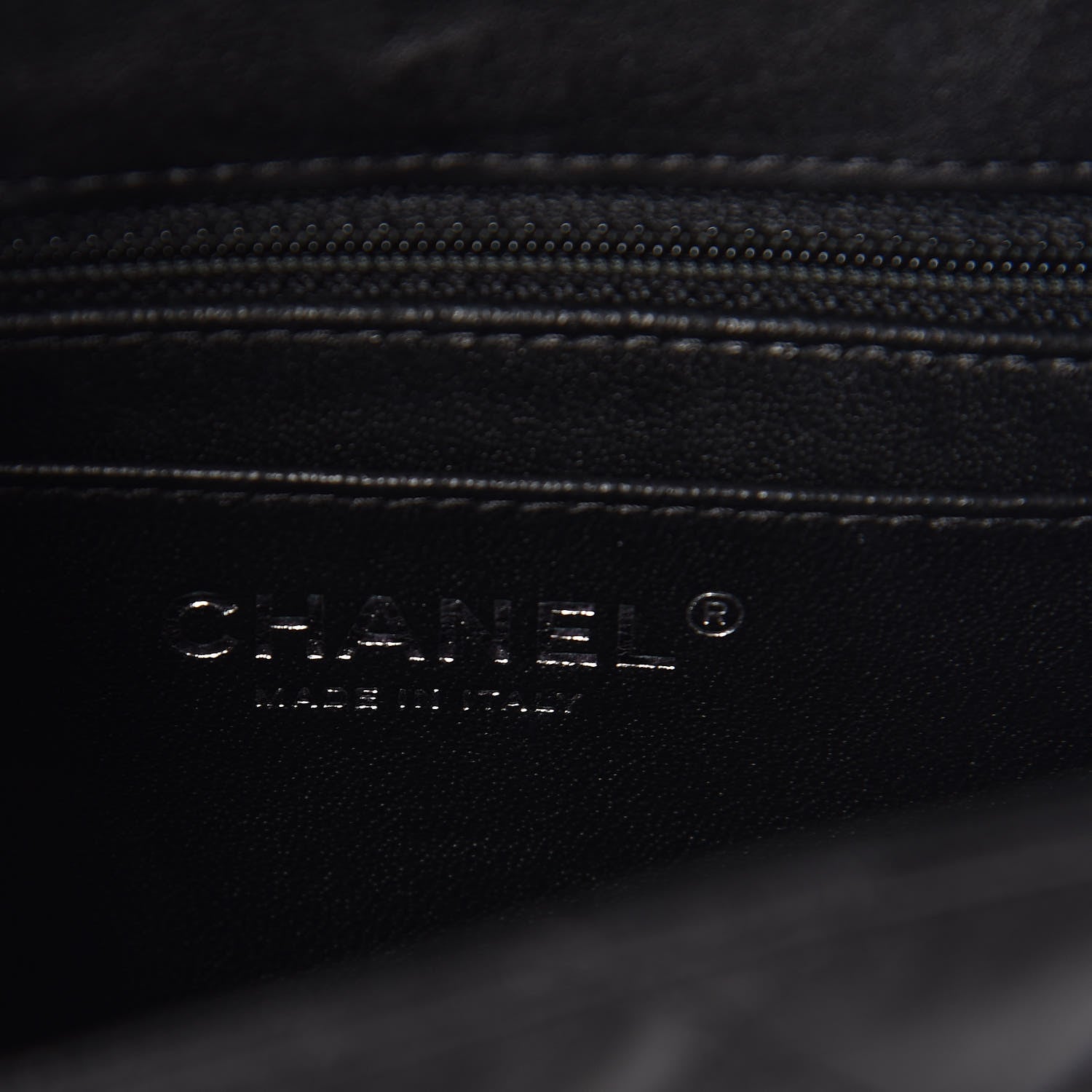 Chanel Crumpled Calfskin Quilted Mini Square Flap So Black 6 of 8