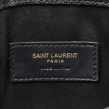 Saint Laurent Grain De Poudre Uptown Pouch Black 6 of 9